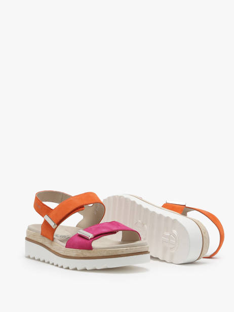 Sandales Velcro Dominica En Cuir Mephisto Rose women P5142376 vue secondaire 4