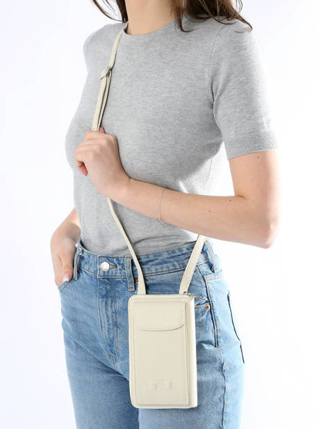 Etui Téléphone Pocket Cuir Nathan baume Beige n city 3 vue secondaire 1