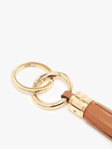 Porte-clefs Charms Cuir Lancel Marron charms A13093 vue secondaire 1