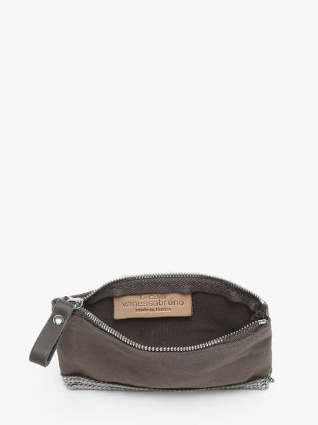 Trousse Zippée Le Cabas Coton Vanessa bruno Gris cabas 1V42017 vue secondaire 1