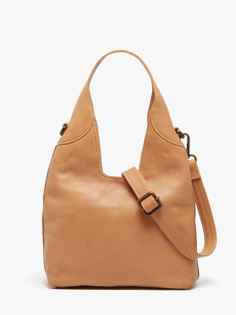 Sac Bandoulière Cow Cuir Basilic pepper Marron cow BCOW2S vue secondaire 4