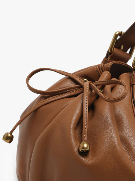 Sac 24h Icone Cuir Gerard darel Marron icone DBS01410 vue secondaire 3