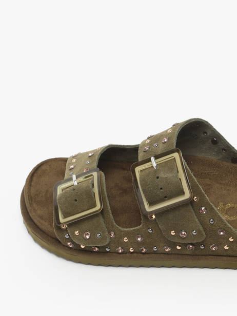 Mules Fusbett Colors of california Vert women HCBIOW05 vue secondaire 2