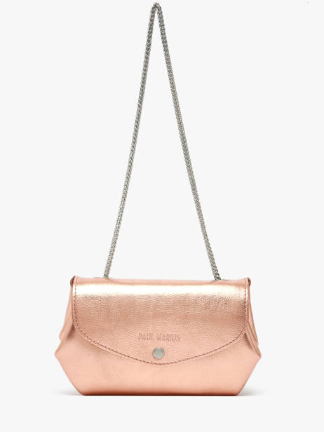 Sac Pochette Le Gustave Cuir Paul marius Rose vintage GUSTAVEP vue secondaire 2