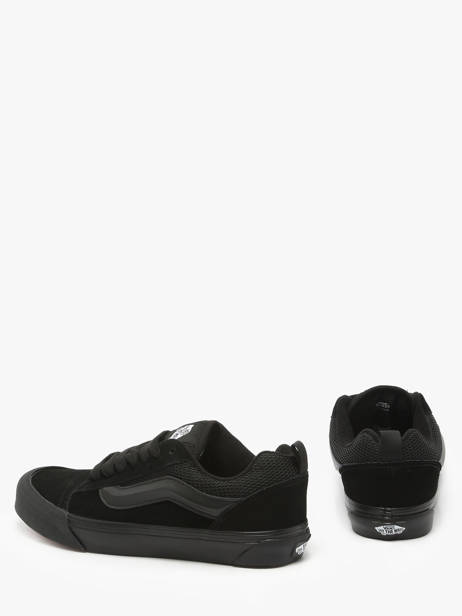 Sneakers Knu Skool En Cuir Vans Noir men 9QCBKA1 vue secondaire 3