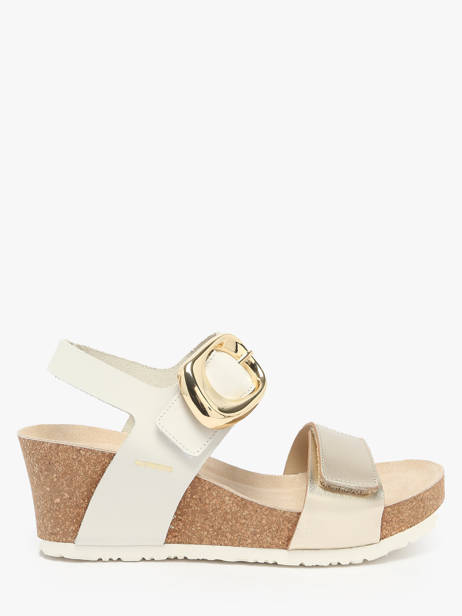 Sandales Leandre En Cuir Mephisto Or women P5146894