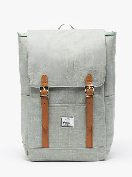 Sac à Dos 1 Compartiment Herschel Vert classics 11400