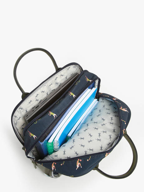 Sac à Dos 2 Compartiments Cameleon Vert vintage urban PBVBSD37 vue secondaire 3