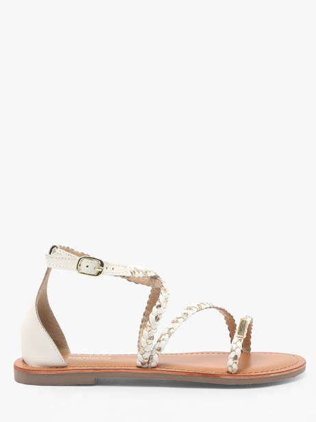 Nu-pieds Diah En Cuir Les tropeziennes Blanc women DIAH