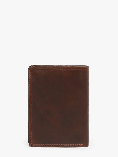 Portefeuille Porte-monnaie The Original Cuir Maverick Marron the original MAVTO032 vue secondaire 2