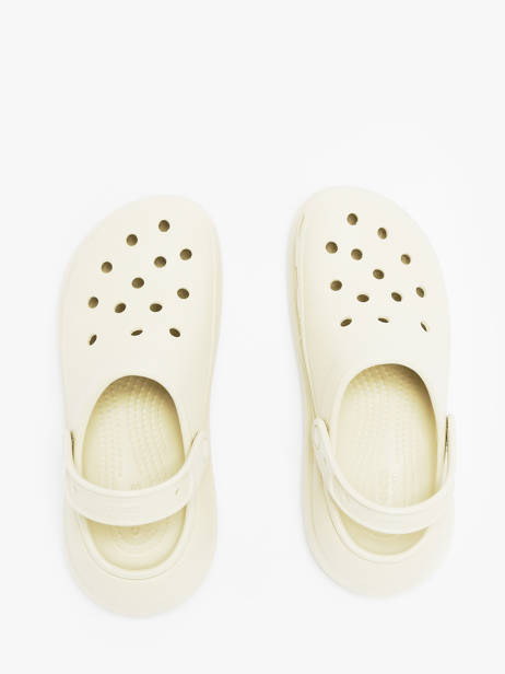 Mules Crush Clog Crocs Blanc women 207521 vue secondaire 3