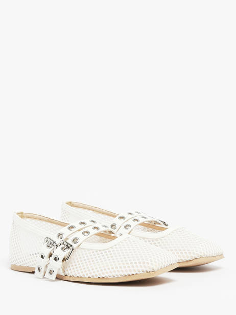 Ballerines Colors of california Blanc women CPATTY07 vue secondaire 2