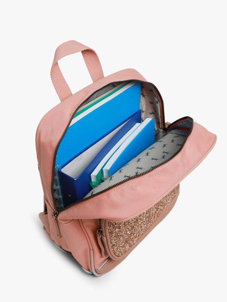 Sac à Dos 1 Compartiment Cameleon Rose vintage fantasy SD33 vue secondaire 3