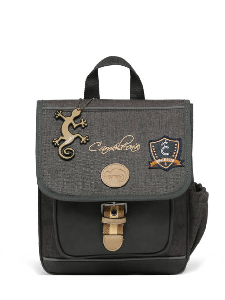 Sac à Dos 1 Compartiment Cameleon Gris vintage urban SD30 vue secondaire 7