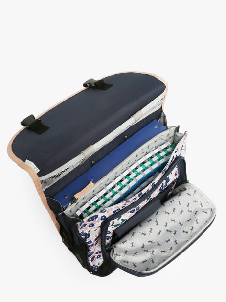 Cartable à Roulettes Enfant 2 Compartiments Cameleon Bleu actual CR38 vue secondaire 3