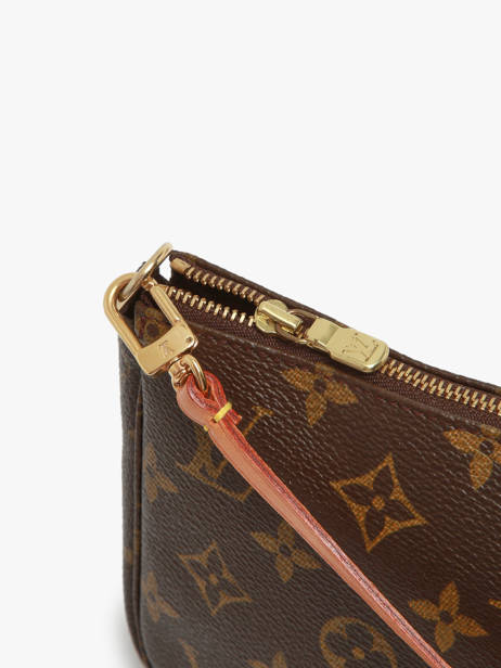 Mini-sac D'occasion Pouch Monogrammé Louis vuitton Marron second life 1363087 vue secondaire 3