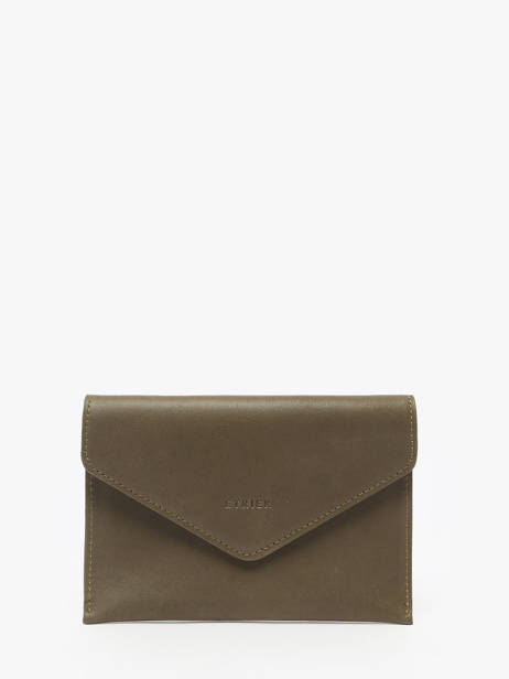 Porte-papiers Oil Cuir Etrier Vert oil EOIL054