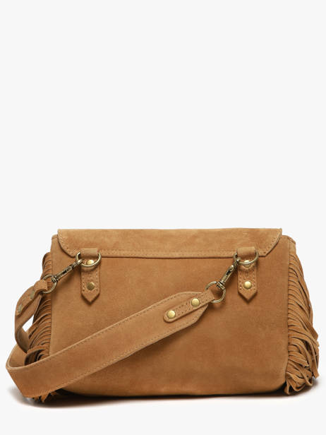 Sac Bandoulière Suzon M Folk Cuir Paul marius Marron folk SUZOMFOL vue secondaire 4