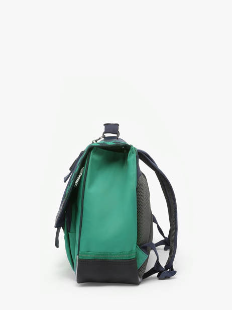 Cartable 1 Compartiment Tann's Vert les fantaisies g 35126 vue secondaire 2
