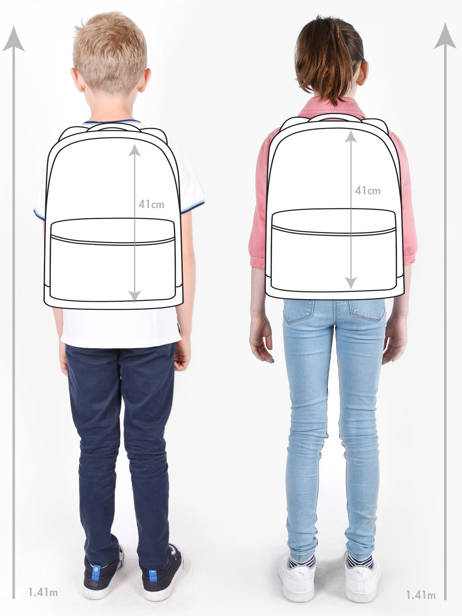 Sac à Dos 2 Compartiments Tann's Multicolore les fantaisies f 63263 vue secondaire 1