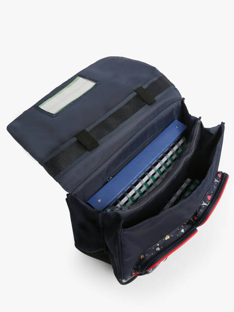 Cartable à Roulettes 2 Compartiments Tann's Bleu les fantaisies f 43321 vue secondaire 3