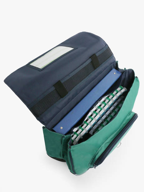 Cartable à Roulettes 2 Compartiments Tann's Vert les fantaisies g 42126 vue secondaire 3