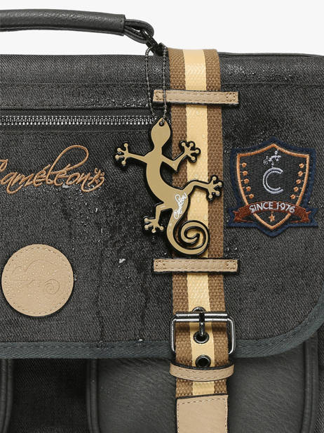 Sac Gouter 1 Compartiment Cameleon Gris vintage urban BL24 vue secondaire 4
