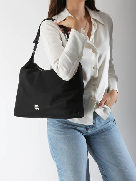 Sac Porté épaule K Ikon Nylon Karl lagerfeld Noir k ikon A3W30123 vue secondaire 1