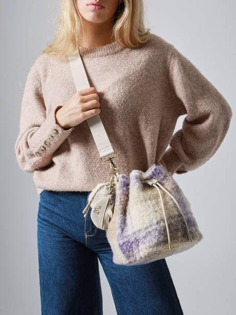 Sac Bandoulière Alyssum Woomen Violet alyssum WALS06 vue secondaire 1