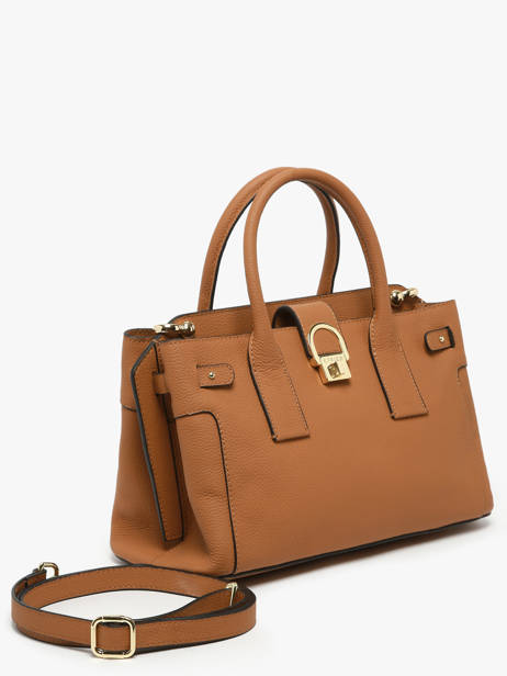 Sac Porté Main M Equestre Cuir Etrier Beige equestre EEQT142M vue secondaire 2