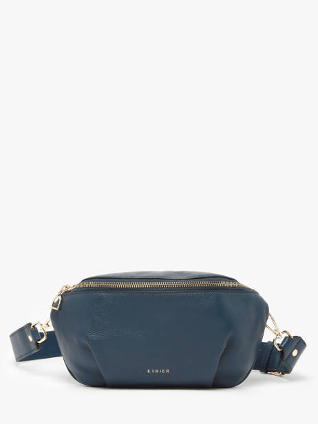Sac Banane M Tradition Cuir Etrier Bleu tradition ETRA022M