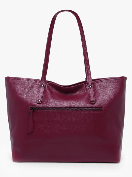 Sac Cabas A4 Caviar Cuir Milano Rouge caviar CA19111N vue secondaire 4