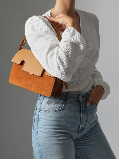 Sac Porté épaule La Suite Cuir Paul marius Marron la suite GABRISUI vue secondaire 1