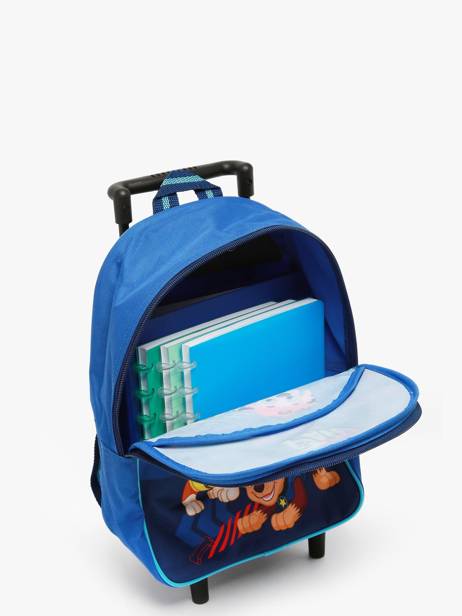 Mini Sac A Dos à Roulettes Paw patrol Bleu go pups go 4543 vue secondaire 3