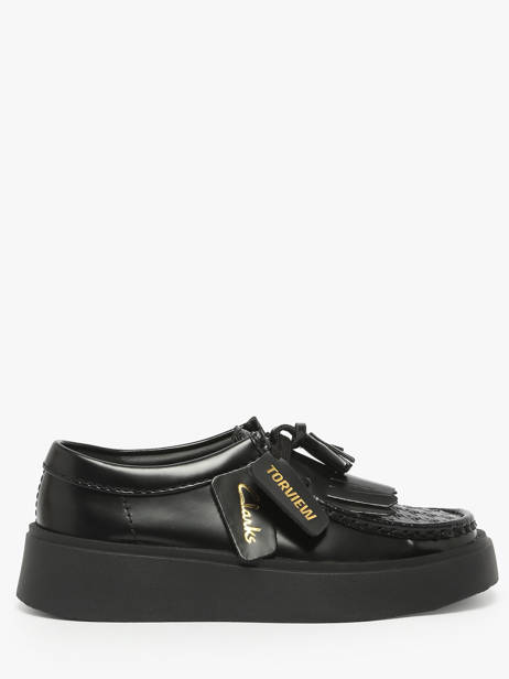 Chaussures Derbies Torview En Cuir Clarks Noir women 26184943