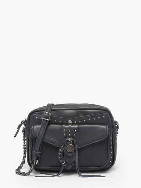 Sac Bandoulière Vintage Cuir Mila louise Bleu vintage 3327CL