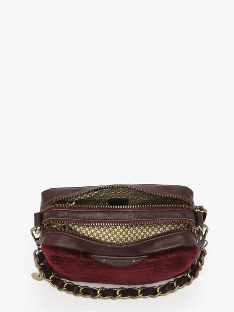 Sac Bandoulière Vintage Cuir Mila louise Marron vintage 23673FUC vue secondaire 3