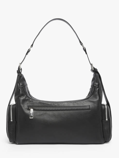 Sac Porté épaule Soft Caramella Cuir Lancaster Noir soft caramella 7 vue secondaire 4