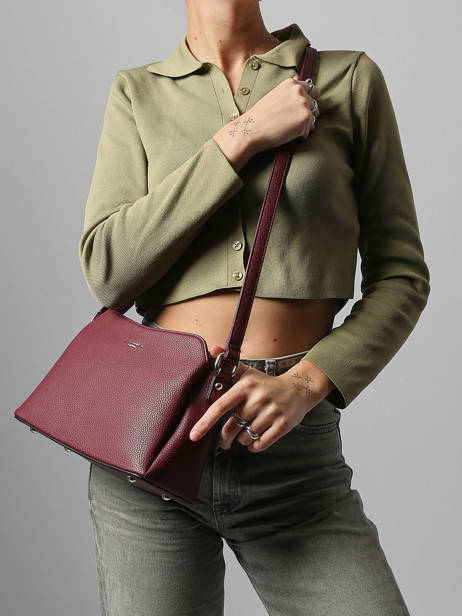 Sac Bandoulière Grained Miniprix Rouge grained F2516 vue secondaire 1