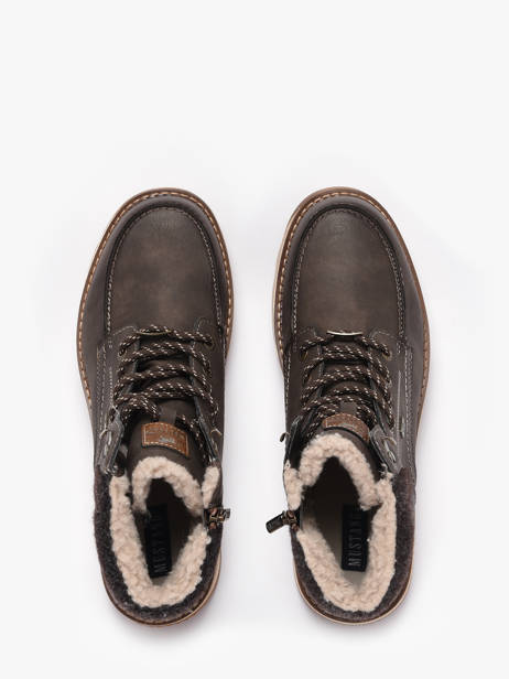 Bottines Mustang Marron men M0131002 vue secondaire 3