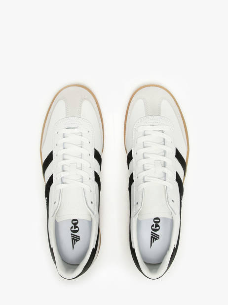 Sneakers Viper En Cuir Gola Blanc men CMB744 vue secondaire 3