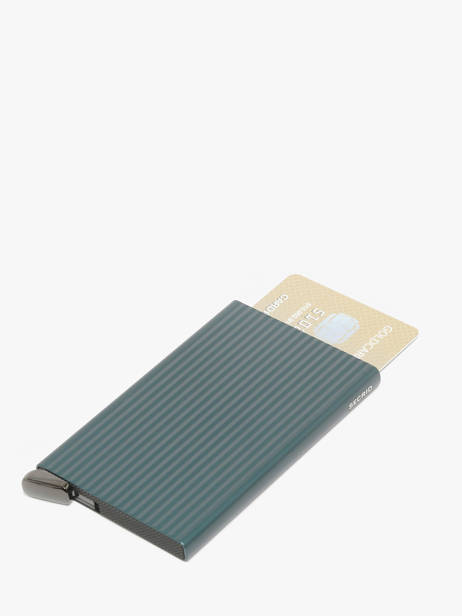 Porte-cartes Fluted Secrid Bleu fluted CFL vue secondaire 1
