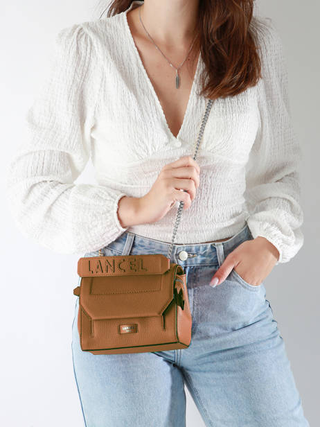 Sac à Main S Ninon Cuir Lancel Marron ninon A09221 vue secondaire 1