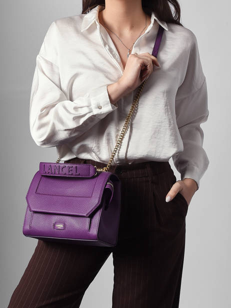 Sac à Main M Ninon Cuir Lancel Violet ninon A09222 vue secondaire 1