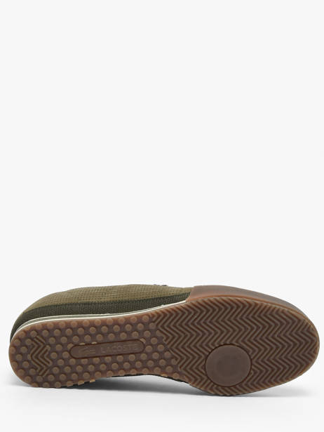 Sneakers En Cuir Lacoste Vert men 1SMA0067 vue secondaire 5