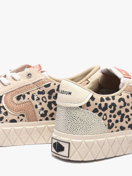 Sneakers En Cuir Palladium Beige women 94663243 vue secondaire 2
