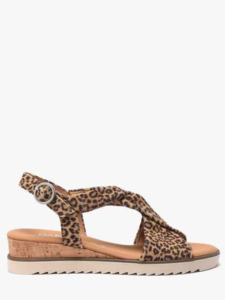 Sandales En Cuir Gabor Marron women 90