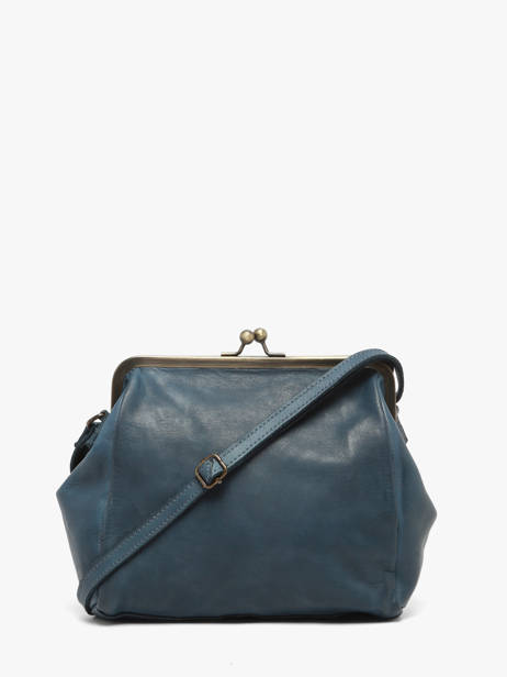 Sac Bandoulière Heritage Cuir Biba Bleu heritage KAB21L vue secondaire 3