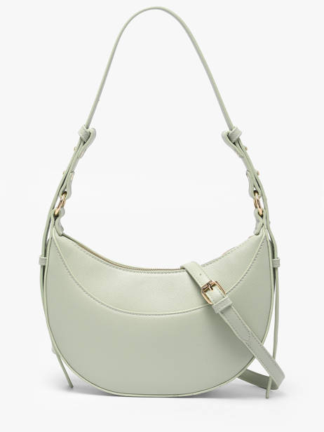 Sac Porté épaule Saffiano Miniprix Vert saffiano F8583 vue secondaire 3