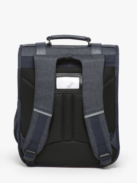 Sac à Dos 2 Compartiments Cameleon Bleu vintage urban PBVBSD39 vue secondaire 4